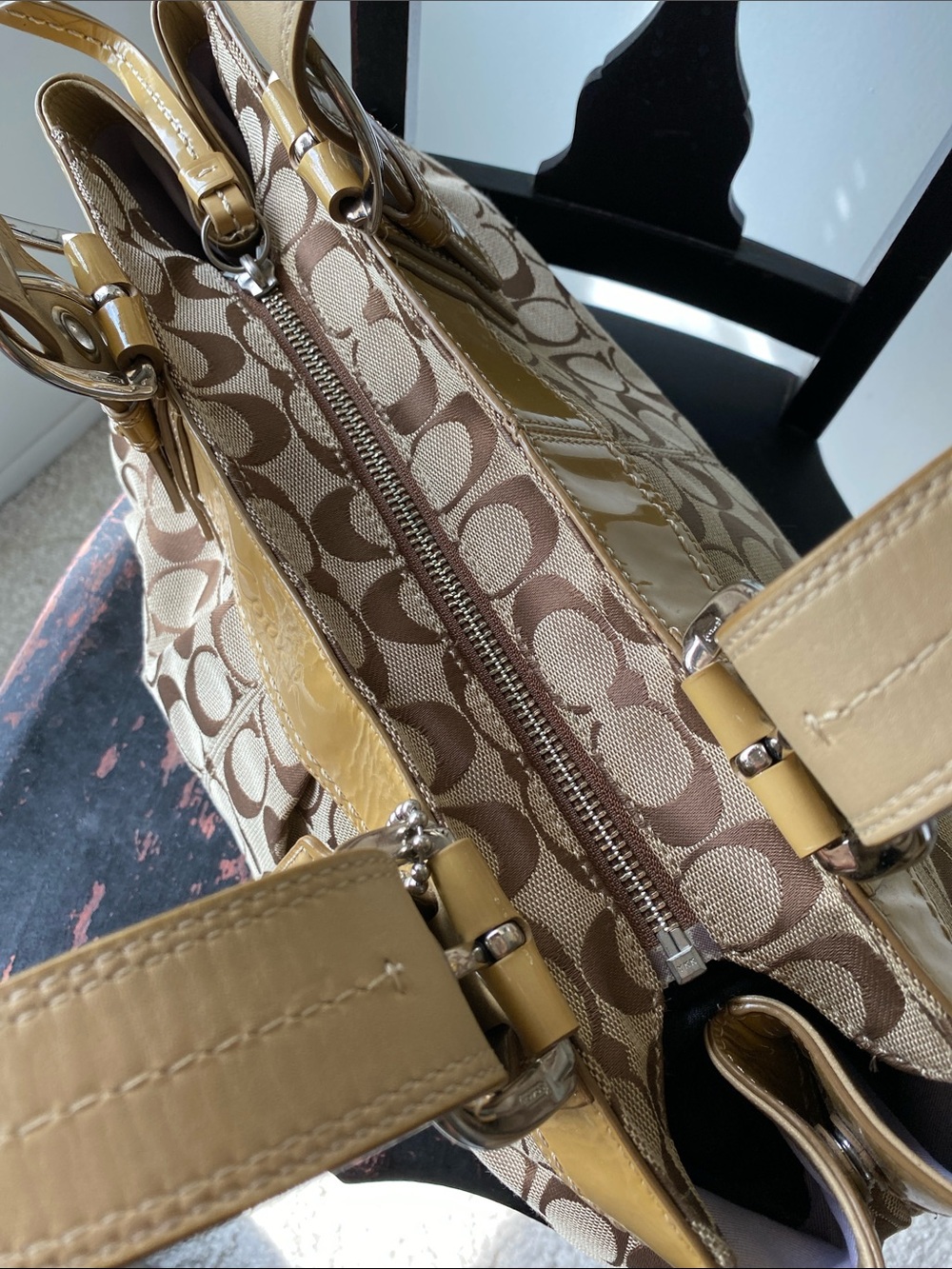 Y2K Coach Soho Signature Handbag F13742 - Picture 9 of 11